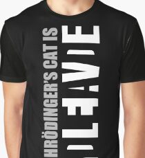 Camiseta gráfica El gato de Schrödinger es ADLEIAVDE