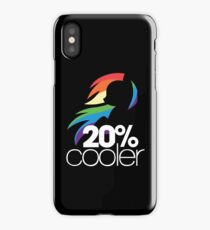 20% Cooler! (ALL options) - BLACK iPhone Case/Skin
