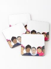 Feminist Girl Gang- Squad Goals Coasters