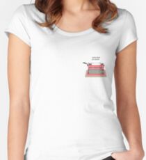 Watch What Happens - Newsies Lyrics Fitted Scoop T-Shirt