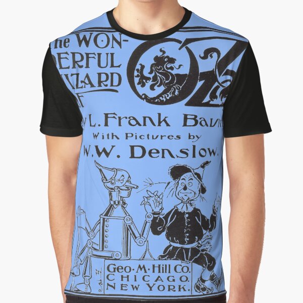 Wizard of Oz Cover - Black Graphic T-Shirt