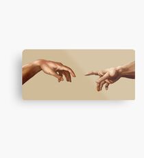 The Creation of Adam Metal Print