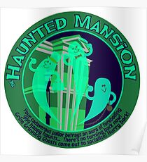Haunted Mansion (spooky green) Poster