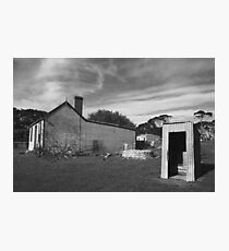 Old Australian Dunny (Monochrome) Photographic Print
