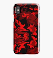 Red Hot Camo iPhone Case