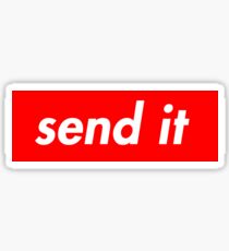 Send It Supreme Style Logo Design Sticker