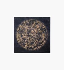 Vintage Constellations and Astrological Signs | Yellowed Ink and Cosmic Colour Art Board