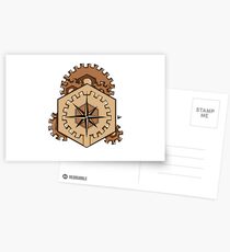 Compass of Cogs Postcards