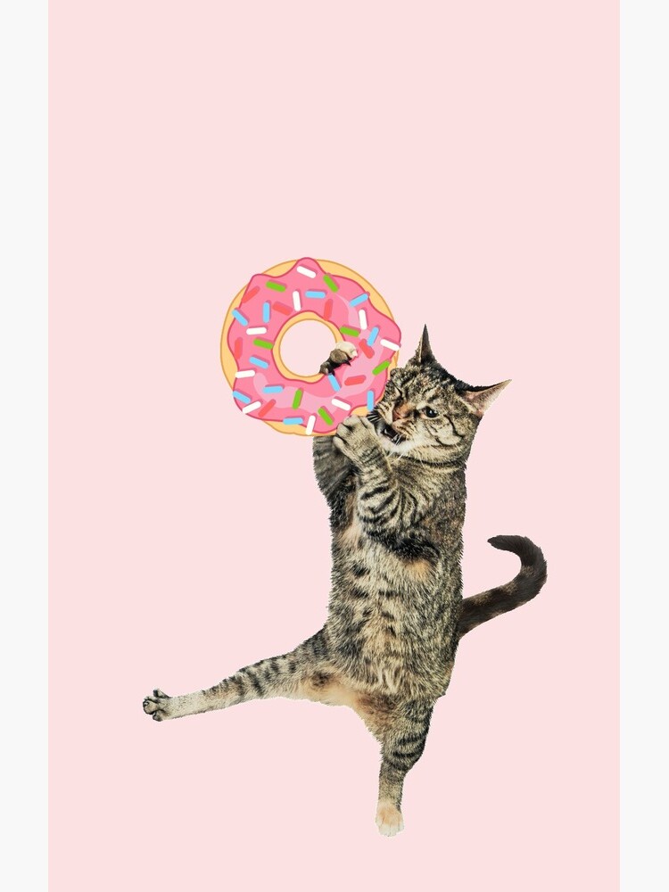 Pink Donut CAT-ch by heARTcart