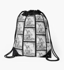 The Magician Tarot Card - Major Arcana - fortune telling - occult Drawstring Bag