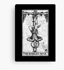 The Hanged Man Tarot Card - Major Arcana - fortune telling - occult Canvas Print