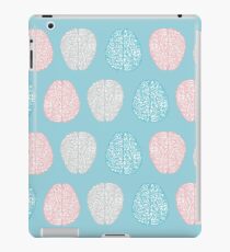 Brainy Pastel Pattern (Awesome Pastel Brains) iPad Case/Skin