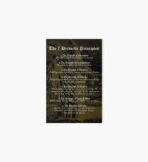 The 7 Hermetic Principles Art Board