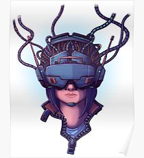 Cyber Punk Virtual Reality Poster