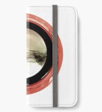 Circle Red iPhone Flip-Case/Hülle/Skin
