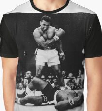 Muhammad Ali Knocks Out Sonny Liston Graphic T-Shirt
