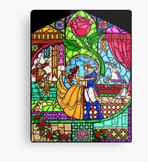 Patterns of the Stained Glass Window Metal Print