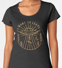 I Want To Leave Women's Premium T-Shirt