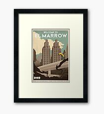 Grim Fandango Travel Posters Framed Print