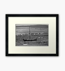 Viking Longship Gerahmtes Wandbild