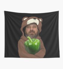 Richard Stallman GIMP Green Is My Pepper Lain Wall Tapestry