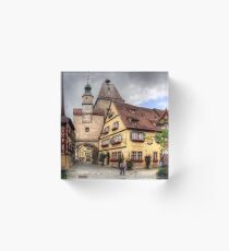 Romantic Hotel Acrylic Block