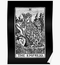 The Empress Tarot Card - Major Arcana - fortune telling - occult Poster