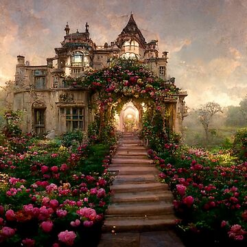 Spring Court Manor | A Court of Thorns and Roses | Art Board Print