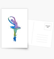 Ballet dancer Postcards