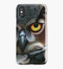 Animalia: Great Horned Owl iPhone Case