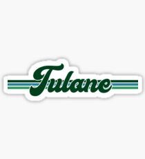 TU Retro Lines Sticker