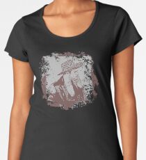 Cowboy Smoking Hat :D Cool Grunge Vintage T-Shirt Women's Premium T-Shirt