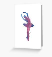 Ballet dancer Greeting Card