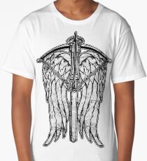 Angel Wings and Crossbow (Dirty) Long T-Shirt
