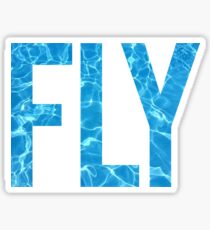 Schwimmfliege Sticker