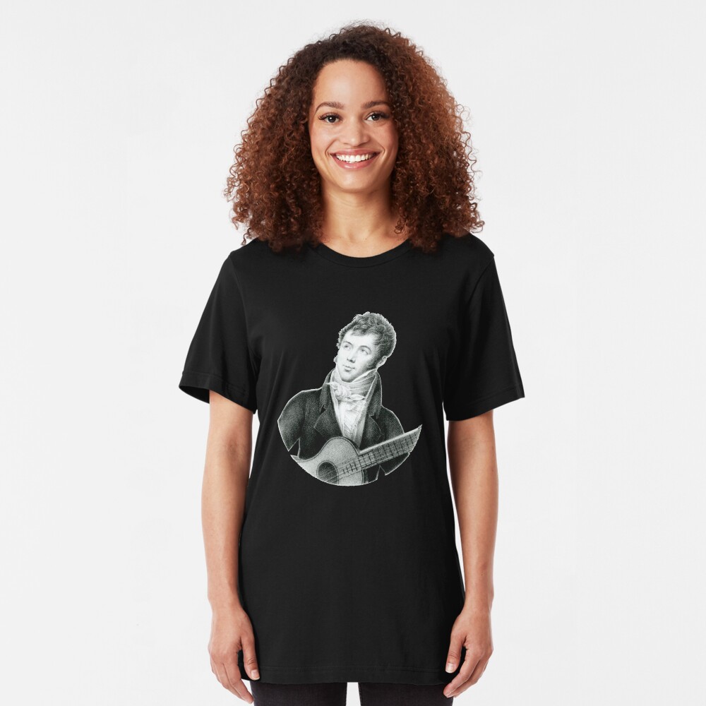Fernando Sor - Spanish classical guitarist and composer Slim Fit T-Shirt