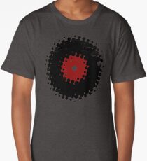 Grunge Vinyl Records Retro Vintage 50's Style Long T-Shirt