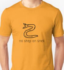 Camiseta ajustada NINGÚN PASO EN SNEK GADSDEN BANDERA NO ME PISE EN PARODY PCM MEMES
