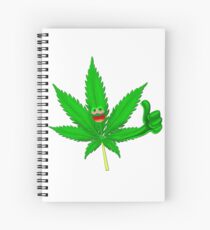 Cool marijuana Spiral Notebook