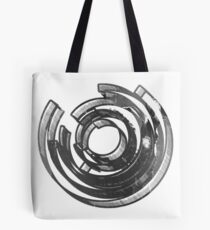 Abstract Maze Distressed Tote Bag