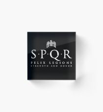 SPQR - Roman Empire Army Acrylic Block