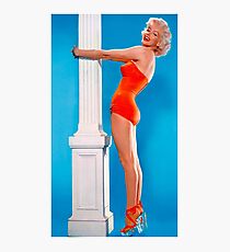 MARILYN MONROE : In A Red Bathing Suit Print Photographic Print