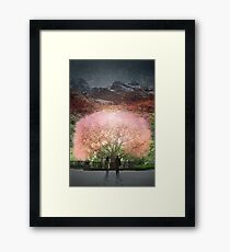 A year went by in a single day Framed Print