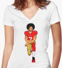 good fooftball Women's Fitted V-Neck T-Shirt