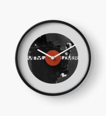 Vinyl Records Lover - Grunge Vinyl Record Clock