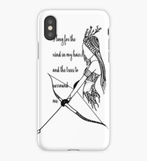 wind in my hair iPhone Case