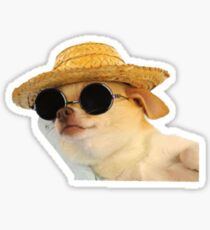 Chillaxed Chihuahua Sticker