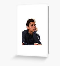 Peter Parker / Tom Holland Greeting Card