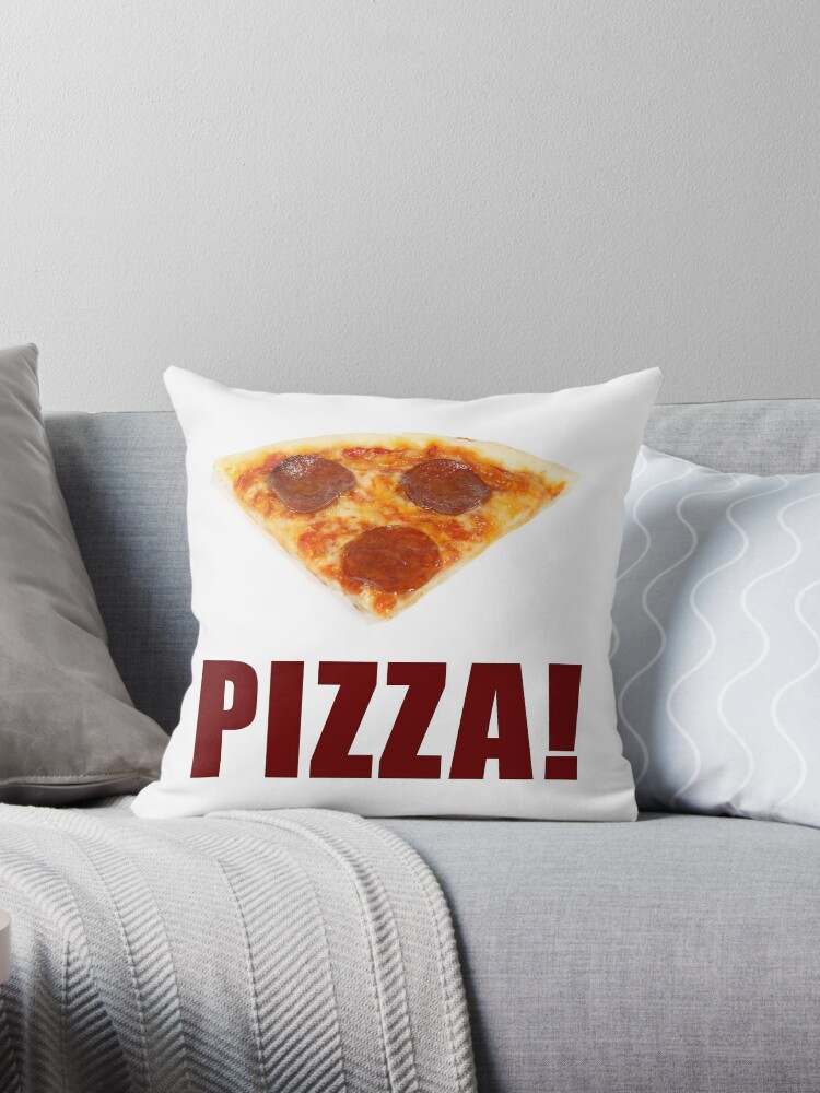 Roblox Pizza Throw Pillow By Jenr8d Designs Redbubble - roblox minimal noob duvet cover by jenr8d designs redbubble
