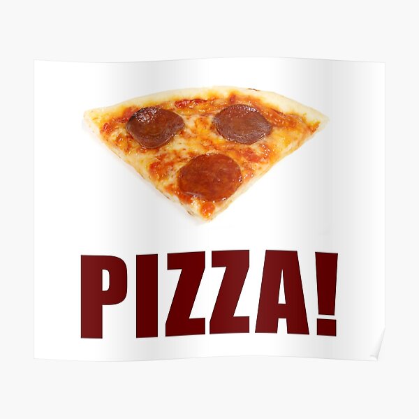 Thin Crust Pizza Posters Redbubble - cooking ourselves in the oven work at a pizza place roblox